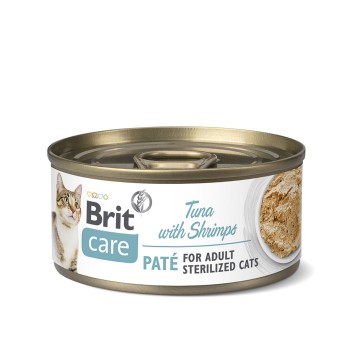 Brit Care Can Food Pate Tuna with Shrimps 70g